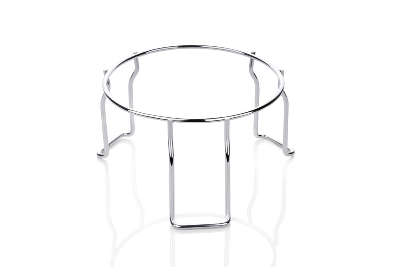 Stainless Steel Matka Stand / Plant Pot Stand / Planter Stand – Rust Proof, Strong &amp; Sturdy Metal Flower Pot Holder for Indoor &amp; Balcony (10 Inch Diameter)